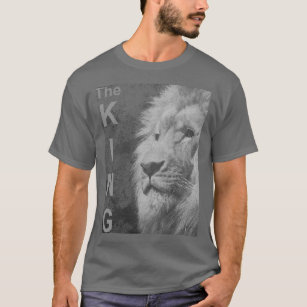 Custom Elegant Modern Pop Art Lion Head Mens T-Shirt