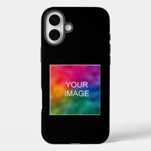 Custom Elegant Modern Simple Template Tough iPhone 16 Plus Case