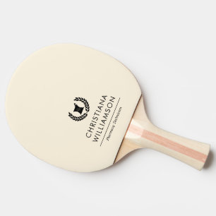 Custom Elegant Pharmacist Pharmacy Tech Staff Ping Pong Paddle