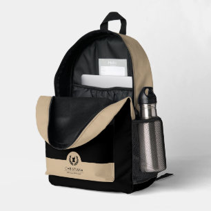 Custom Elegant Pharmacy Symbol Printed Backpack