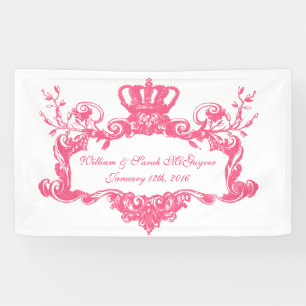 Custom Elegant Regal Crown Banner