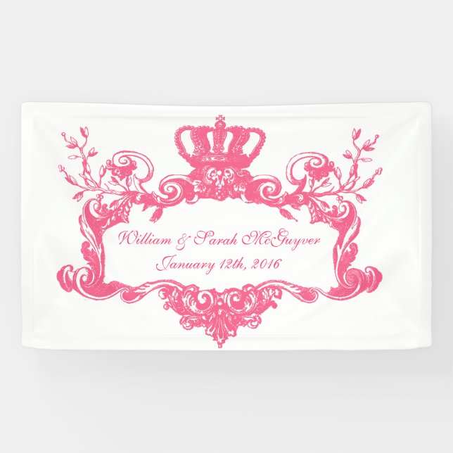 Custom Elegant Regal Crown Banner (Horizontal)
