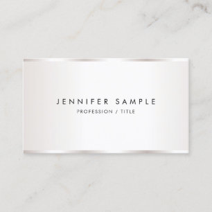 Custom Elegant Simple Template Luxurious Business Business Card
