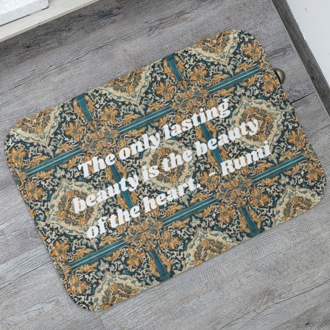 Custom Elegant Tile Pattern Persian Gifts for Her Bath Mat (Custom Elegant Tile Pattern Persian Gifts for Her)