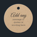 CUSTOM Elegant Vintage Cardboard Any Occasion Favour Tags<br><div class="desc">CUSTOM Elegant Vintage Cardboard Any Occasion</div>