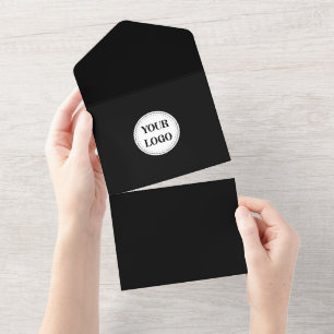 Custom, Elegant, Wedding Ceremony Keepsake Invita All In One Invitation