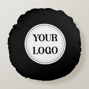 Custom, Elegant, Wedding Ceremony Keepsake Invita Round Cushion