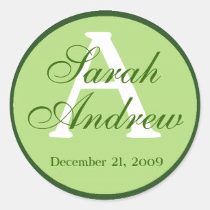 Custom Elegant Wedding Stickers 4