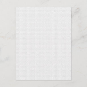 Custom Elegant White Pattern Postcard