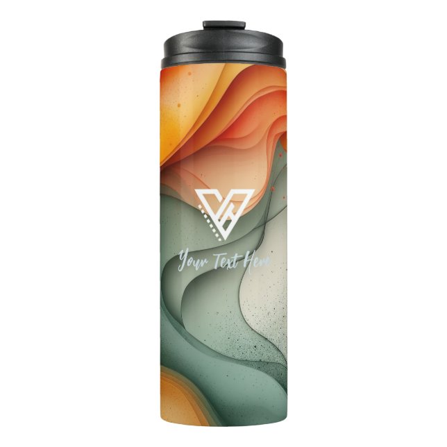 Custom  :   Elemental Art Drinkware Thermal Tumbler (Front)