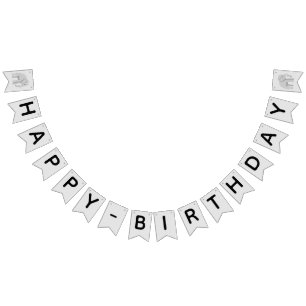 Custom Elephant "Happy Birthday" Banner