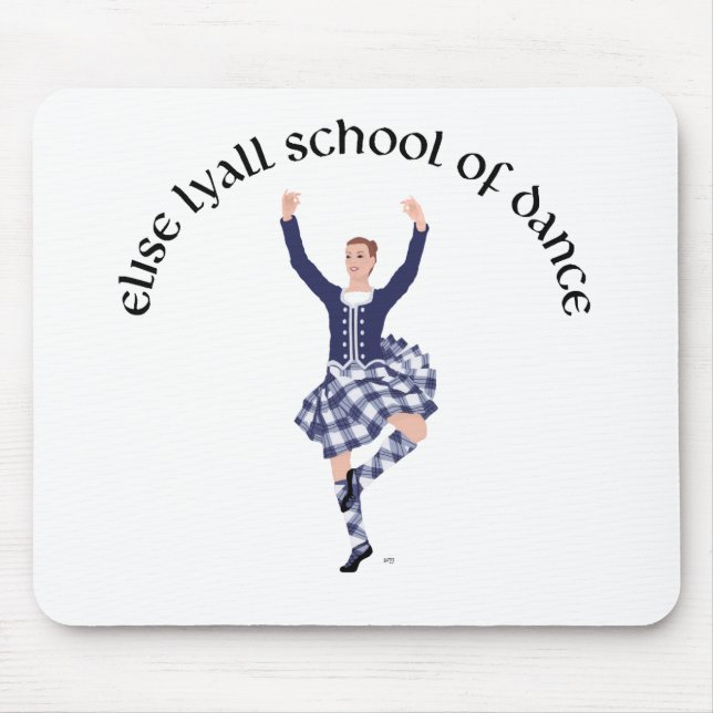 CUSTOM Elise Lyall School of Dance Mouse Pad (Front)