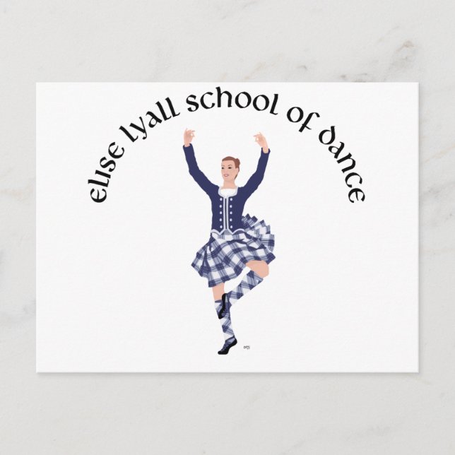 CUSTOM Elise Lyall School of Dance Postcard (Front)