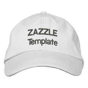 Custom Embroidered Baseball Cap Blank Template
