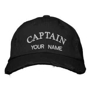 Custom Embroidered Captain Template Hat