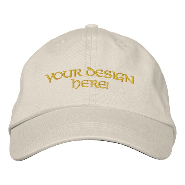 Custom Embroidered Hat Design (Front)