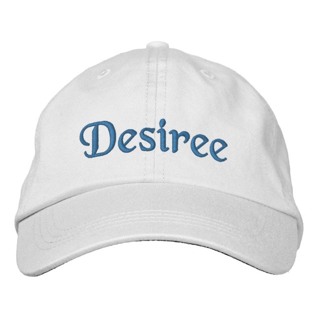 Custom Embroidered Hat - Editable Name (Front)