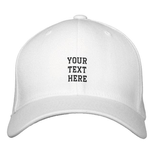 Custom Embroidered Hats no Minimum For Business (Front)