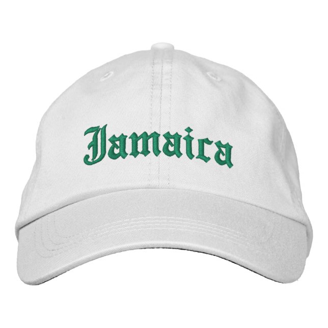 Custom embroidered Jamaica  Hat (Front)