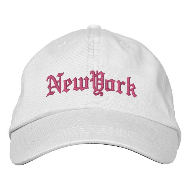 Custom embroidered New York Hat (Front)