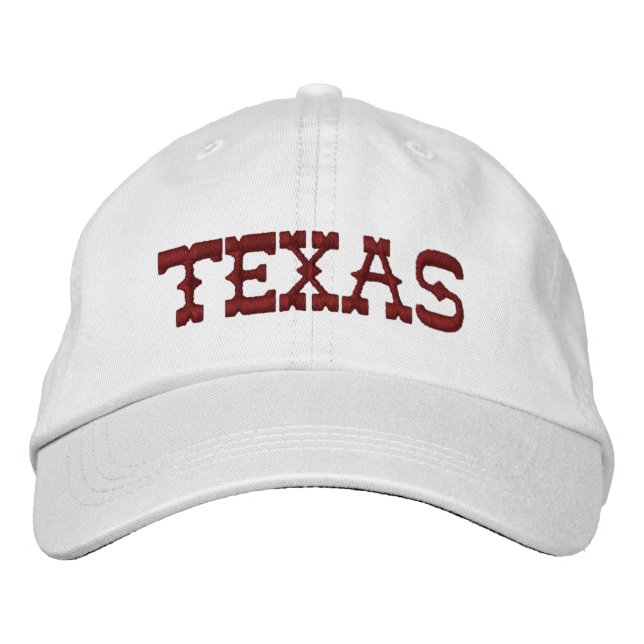Custom embroidered Texas Cow Girl Boy Hat (Front)