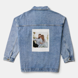 CUSTOM Embroidered Women's Relaxed   Denim Jacket