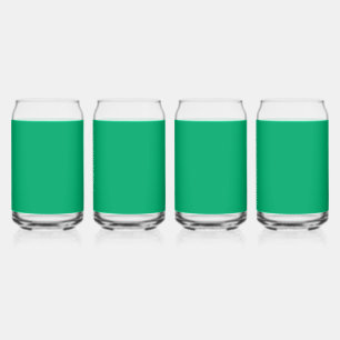 Custom Emerald Drinkware Set Can Glass