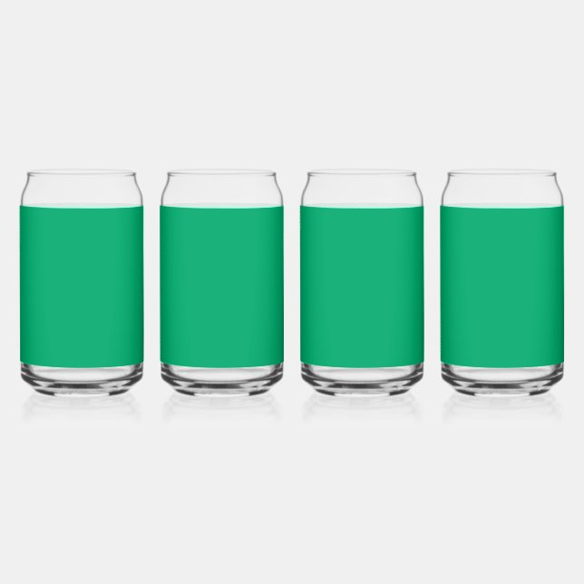 Custom Emerald Drinkware Set Can Glass (Front)