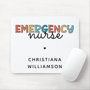 Custom Emergency Nurse ER Nurse Personalised Gift Mouse Pad