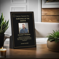 Custom Employee Awards Plaque Photo Personalise