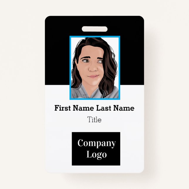 Custom Employee Badge - ID Badge (Front)