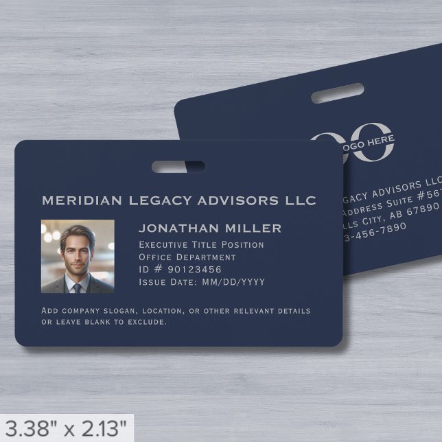 Custom Employee ID Photo ID Badge (Creator Uploaded)