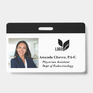Custom Employee ID Photo Name Badge