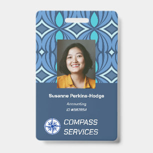 Custom Employee Identification Badge ID Badge