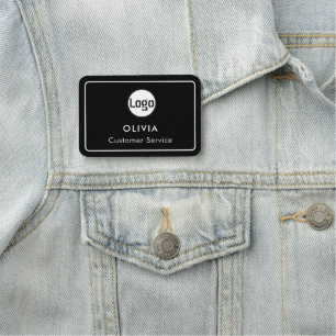 Custom Employee Logo, Name Tag