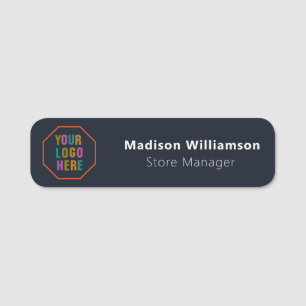 Custom Employee Name Badge   Logo, Magnetic or Pin