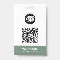 Custom Employee Name Business Logo Qr Code