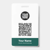 Custom Employee Name Business Logo Qr Code
