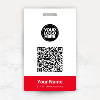 Custom Employee Name Business Logo Qr Code