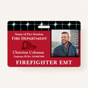 Custom Employee Name ID  Card Logo Bar Code Photo ID Badge