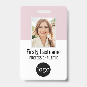 Custom Employee - Photo, Bar Code, Logo, Name Badg ID Badge
