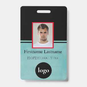 Custom Employee - Photo, Bar Code, Logo, Name Badg ID Badge