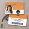 Custom Employee - Photo, Bar Code, Logo, Name