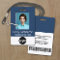 Custom Employee - Photo, Bar Code, Logo, Name