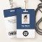 Custom Employee Photo, Bar Code, Logo, Name