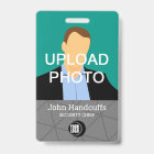 Custom Employee - Photo, Bar Code, Logo, Name