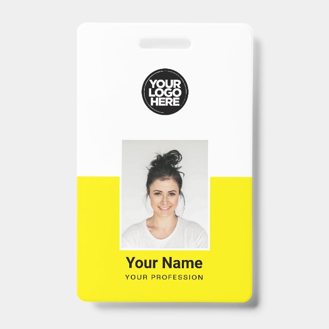 Custom Employee Photo Company Security Id Badges (Front)