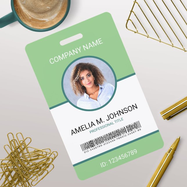 Custom Employee Photo ID Card ID Badge (Creator Uploaded)