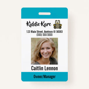 Custom Employee Photo ID ID Badge