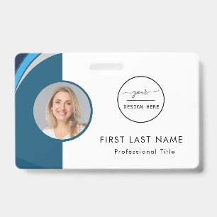 Custom Employee - Photo, Logo, Name ID  Badge
